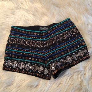 Lucky Brand Beaded and sequined shorts